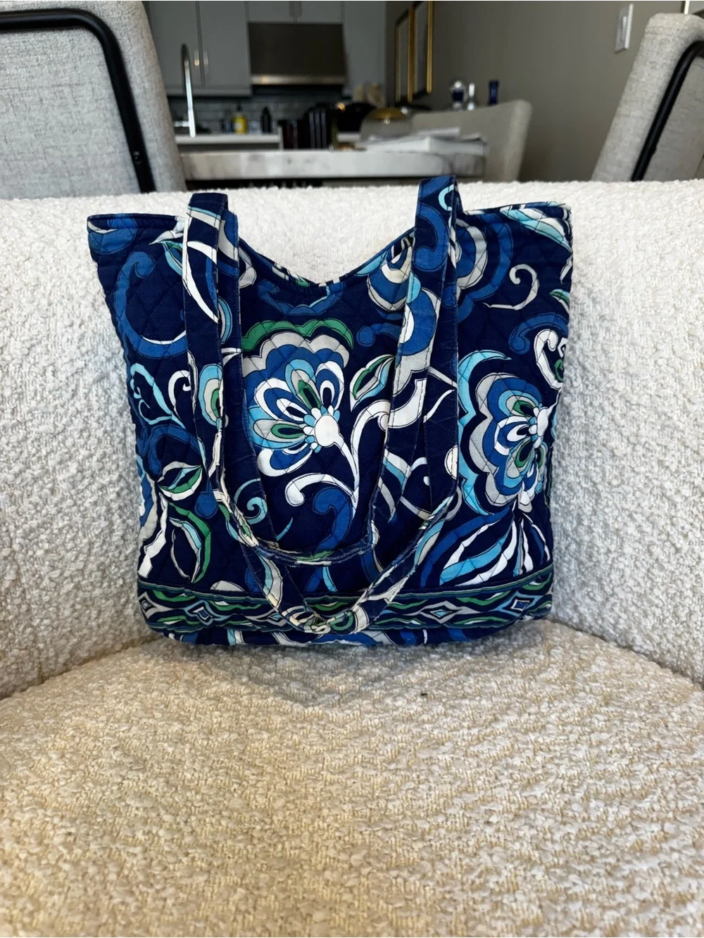 Vera Bradley “Mediterranean Floral” Tote Shoulder Bag